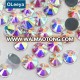 Hot sale 2028 styles same cut ss20 crystal ab rhinestone hot fix stone for wedding dress