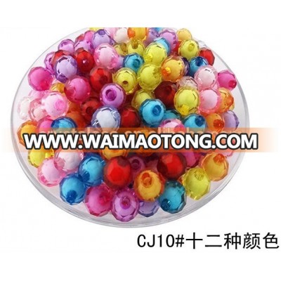 Loose acrylic pearls colours acrylic beads string china