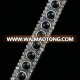 wholesale hotfix rhinestones with Black pearl, 1.0cm